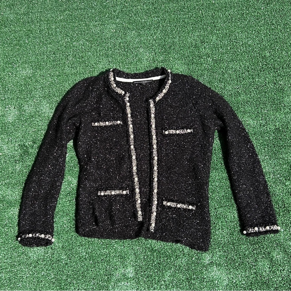 BLACK CHANEL INSPIRED SWEATER